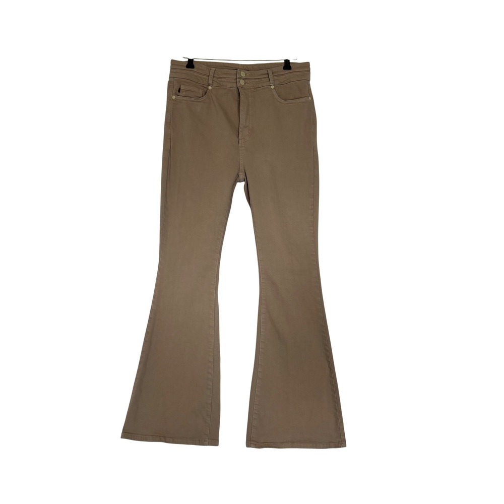 Judy Blue Tan Khaki High Rise Flare Jeans JB88623 Size 15/32 YK